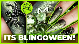 It's BLINGOWEEN!! Kirsty Creates Creepy Crawlies using Crystals!