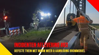 Defecte trein met warm weer & Aanrijding met brommobiel - Incidentenbestrijders #63