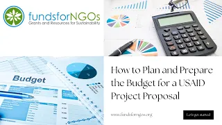 How to Plan and Prepare the Budget for a USAID Project Proposal