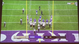 Vikings Saints Extra Point