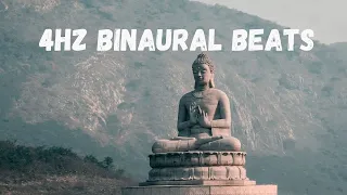 4Hz Deep Theta | Binaural Beats Soundscape | Focus, Meditation, Prayer | ASMR