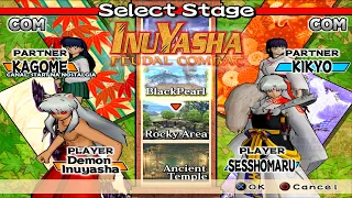 InuYasha: Feudal Combat - ALL CHARACTERS / LISTA PERSONAGENS