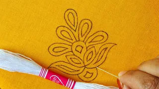 Hand Embroidery | Chikankari Embroidery Tutorial | Chikankari Lucknowi Design