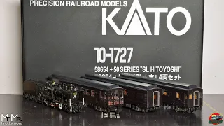 Opening a Kato Models Type 8620 (58654) & Series 50 Carriages Train Pack 「SL Hitoyoshi」 - 10-1727