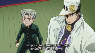 JJBA  Diamond is Unbreakable - Star Platinum  Attacks Sheer Heart Attack