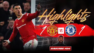 LUCKY TO GET A DRAW & RONALDO GOAL!!! Manchester United 1-1 Chelsea | Watch Along Highlights