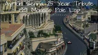 Ayrton Senna 25 Year Tribute | 1991 Monaco Pole Lap | #Sennasampre