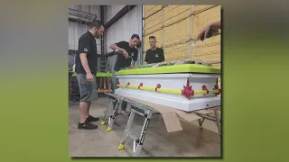 Texas business donates custom-designed caskets for victims of Uvalde shooting