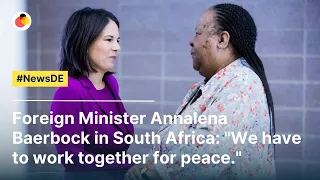 Foreign Minister Annalena Baerbock in South Africa: "We have to work together for peace"| #NewsDE