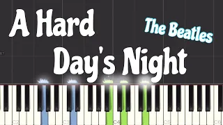 The Beatles - A Hard Day’s Night Piano Tutorial | Medium