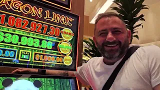 $1,082,927.00 DRAGON LINK Slot MASSIVE JACKPOTS - $250 Spins