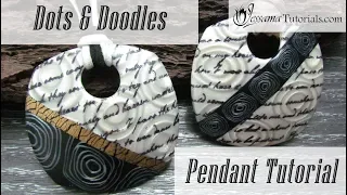 Polymer Clay Project: Dots & Doodles Pendant Tutorial