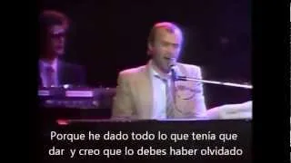 Phil Collins " I cannot believe it's true" (LIVE, 1982) SUBTITULADO AL ESPAÑOL
