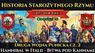 Hannibal w Italii, czyli II Wojna Punicka cz.2 - Historia Starożytnego Rzymu odc.10 (217-211 p.n.e.)