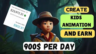 How to create Kids Animation Videos Using Free AI Tools And Capcut | Make Kids animation Video free
