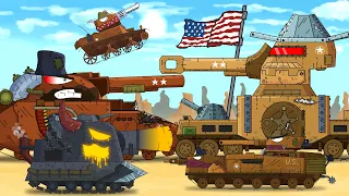 ALL EPISODES ABOUT: Monsters of the Wild West - Cartoons about tanks