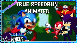 Uhhh... Chris reacts to Sonic 3 TRUE legit speedrun animated in 6:20