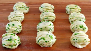 making  Flower Buns today . so easy and delicious .