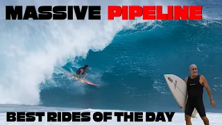 SURFING MASSIVE PIPELINE (4K Raw) Full Day