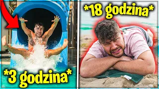 SPĘDZIŁEM 24H W STEGNIE NA PLAŻY!