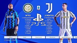 PES 2021 PS5 JUVENTUS - INTER MILAN | MOD Ultimate Difficulty Career Mode HDR Next Gen