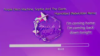 Purple Disco Machine, Sophie and the Giants - Hypnotized (Rebelcitizen Remix) Lyrics