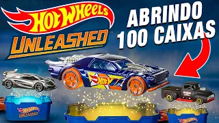 ABRINDO 100 CAIXAS SURPRESA NO HOT WHEELS UNLEASHED!! (GANHEI MUITOS CARROS RAROS)