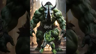 Superheroes but Rhino 💥 Marvel & Dc All Characters #avengers #shorts #marvel #dc