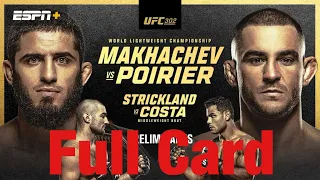 UFC 302 Makhachev Vs Poirier Full Card Prediction