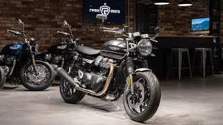 МотоСмотр: Triumph Speed Twin в сером цвете