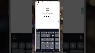 How to Set Passcode Lock on Imo #shorts