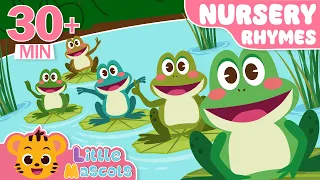 Five Little Speckled Frogs + Finger Family + more Little Mascots Nursery Rhymes & Kids Songs