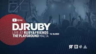 DJ Ruby Live Video Set at Ruby&friends, The Playground Malta 15.10.22