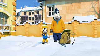 Непоседа Зу 🦓 Снежный человек ⛄