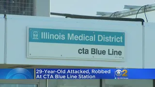 Group Of People Attacks, Robs Man At CTA Blue Line Station Saturday Morning