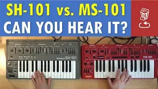 Roland SH-101 vs Behringer MS-101/MS-1: Can you hear the difference?
