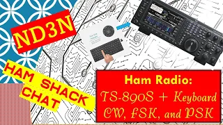 Kenwood TS-890S - Using a Keyboard for CW, FSK, and PSK