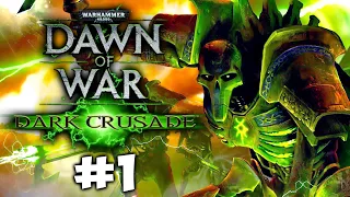 THE NECRONS RISE AGAIN! Warhammer 40K: Dawn of War - Dark Crusade - Necron Campaign #1