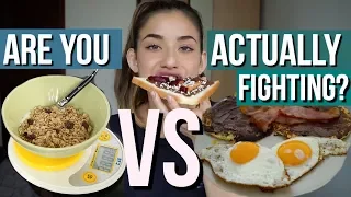 What I Eat In A Day - GIVING IN vs FIGHTING YOUR ED