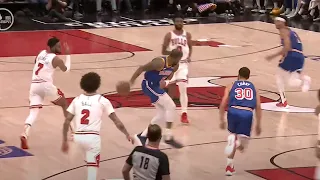 Iguodala's AMAZING Behind The Back Dime Between Two Defenders