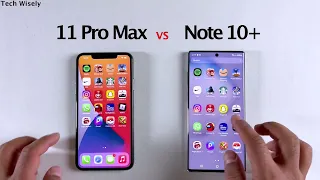 iPhone 11 Pro Max vs Note 10+ | SPEED TEST