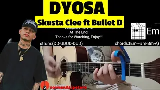 Dyosa Guitar Tutorial Chords Cover | Skusta Clee ft Bullet D | How To Play | normanALipetero