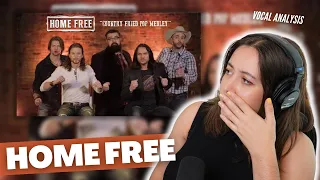 HOME FREE Country Fried Pop Medley | Vocal Coach Reaction (& Analysis) | Jennifer Glatzhofer