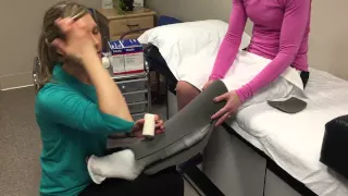 Compression Bandaging For The Leg