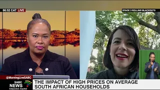 The impact of high prices on average South African households