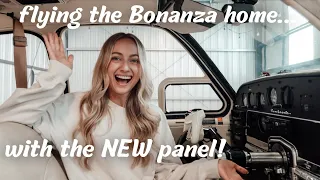 Flying the Bonanza Home with New Avionics!  | Garmin Panel Upgrade Part 2