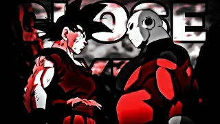 Dragon ball Super ( Closed Eyes) Goku UI and Jiren Full Power