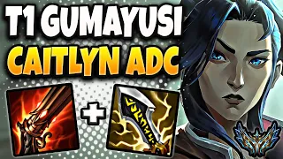 T1 Gumayusi Caitlyn vs Jhin [ ADC ] Korea Challenger Patch 13.19 ✅