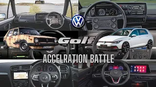 VW GOLF - ACCELERATION BATTLE