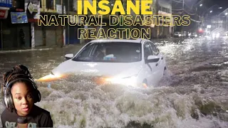 INSANE NATURAL DISASTERS.......Reaction #foryou  #youtube #trending